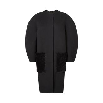 Fendi Dames, Mantels, Zwart, Maat: XS Zijde