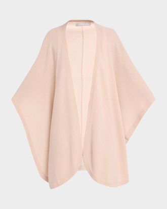 Neiman Marcus Cashmere Open-Front Cape