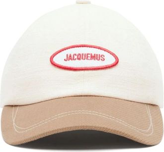 Jacquemus Stijlvolle Petten Collectie Cap - Dames - Petten - Wit - 58 CM - Accessoires