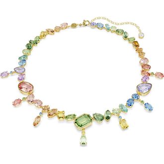 Swarovski Gema Crystal Collar Necklace in Gold/Multi at Nordstrom