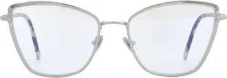 Tom Ford Blue Light Block Cat Eye Ladies Eyeglasses FT5740-B 016 54