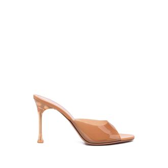 Amina Muaddi Alexa Open-toe Pumps