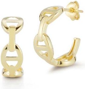 Glaze Jewelry Mariner Hoop Earrings in Gold at Nordstrom Rack