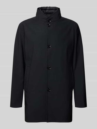 Strellson Regular Fit Mantel mit herausnehmbarem Innenkragen Modell FINALLY FLEX in Black, Gr&ouml;&szlig;e 52