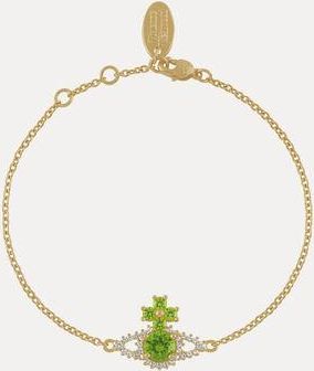 Vivienne Westwood Valentina Orb Bracelet Gold-peridot-lime-green-cz Gold-peridot-lime-green-cz Women