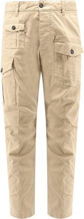 Dsquared2 Sexy Cargo Cotton Trousers-Uomo