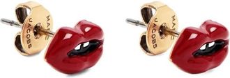 Marc Jacobs The Lips Stud Oorbellen - Dames - Oorbellen - Geel - ONE Size - Accessoires