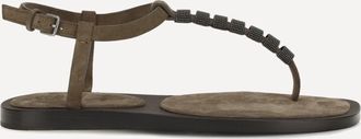 Brunello Cucinelli Sandali con decorazione Woman 38.5