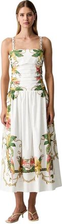 Farm Rio Flared Maxi Jurk - Dames - Maxi kleedjes - Veelkleurig - S - Katoen - Kleedjes