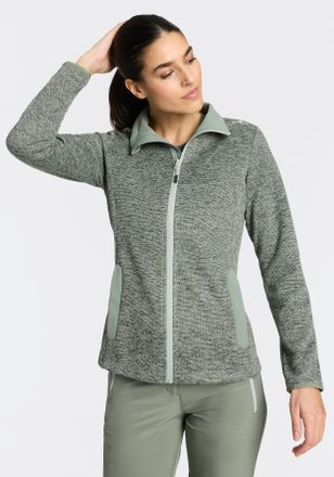 F.lli Campagnolo Strickfleecejacke CMP, Damen, Gr. 34, avocado, Obermaterial: 100% Polyester. Futter: 85% Polyester, 15% Elasthan, Jacken Strickfleecejacke, sportliche