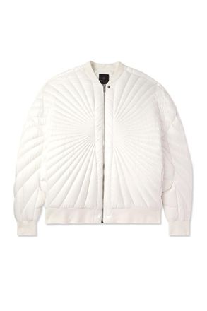 Rick Owens + Moncler Oversized Padded Quilted Shell Bomber Jacket