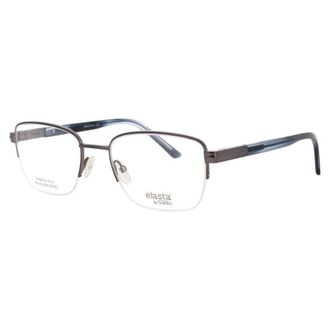 Elasta Mens Grey Rectangular Eyeglass Frames E3127HWJ53