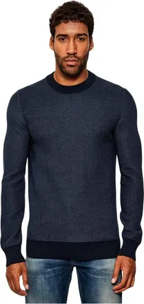 HUGO BOSS Truien & Vesten, Heren, Blauw, L, Round-neck Truien