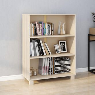 vidaXL Vidaxl - Estanter&iacute;a Hamar Madera Pino Maciza Marr&oacute;n Miel 85x35x112 Cm