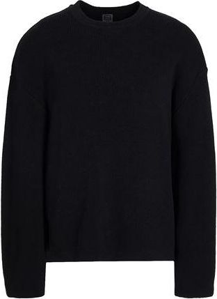 8 by YOOX RECYCLED COTTON BLEND BOXY-FIT CREW-NECK JUMPER