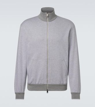 Brioni Chaqueta deportiva en mezcla de algod&oacute;n