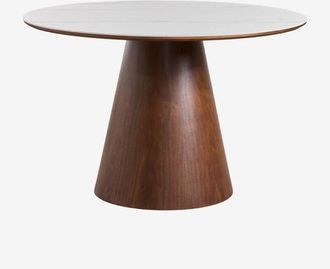 Sklum Sklum - Mesa de comedor redonda en madera Aura