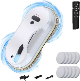 OEM Robot Limpiacristales, Potente Adsorci&oacute;n, Dise&ntilde;o Compacto, 3800 Pa (versi&oacute;n Con Pulverizaci&oacute;n De Agua)