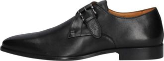Stefano Lauran Art-4006 Gespschoen - Heren - Schoenen - Zwart - Maat: 42 1/2 EU