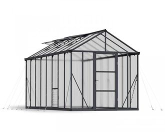 Palram Greenhouse Glory 8 x 16, Polycarbonate, L484 x W253 x H268.5 cm - Grey