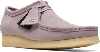 Clarks Mens Wallabee Oxford, Mauve Suede, 8 UK
