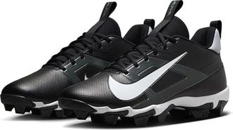 Nike Alpha Menace 4 Shark FQ3875-001 Mens Black White Football Cleats NIN955