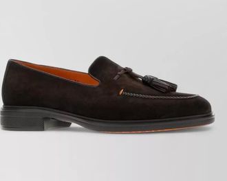 Santoni suede loafers