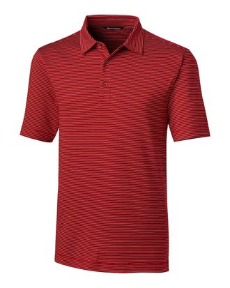 Cutter & Buck Forge Pencil Stripe Stretch Mens Big and Tall Polo Shirt