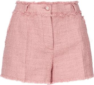 Dolce & Gabbana Stijlvolle Shorts voor Mannen - Dames - Bermuda - Roze - S - Katoen - Korte Broeken