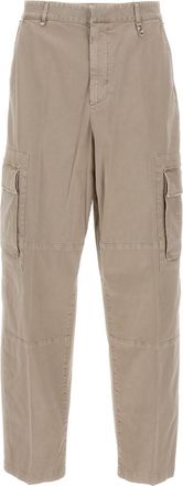 Fendi Beige Straight Cargo Pants