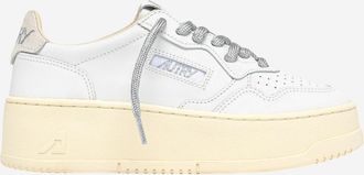 Autry White Lace Up Sneakers