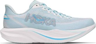 Hoka One One Womens Mach 7 Running Shoes In Glimmering Blue Frost