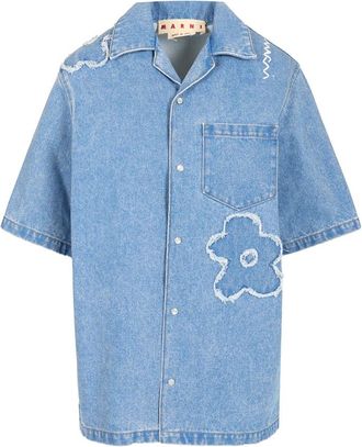 Marni Denim Overhemd - Dames - Spijkeroverhemden - Blauw - S - Denim - Overhemden