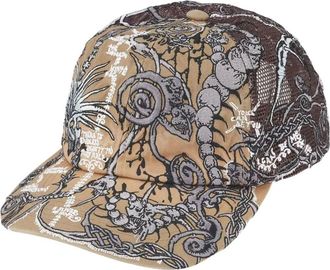 SUPREME SS26 Wombat Embroidered Mesh Back 6-Panel Tan SUP-SS26-1057-TAN