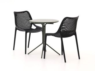 Forza Furniture Forza Ripi/Aziano &oslash; 60cm balkonset 3-delig stapelbaar