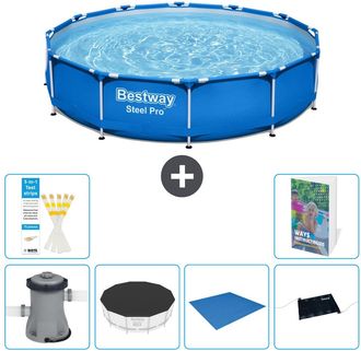 Bestway Piscina Bestway Steel Pro Redonda - 366x76 Cm - 7-piezas S214