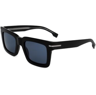 HUGO BOSS Mens 51 mm Black Sunglasses