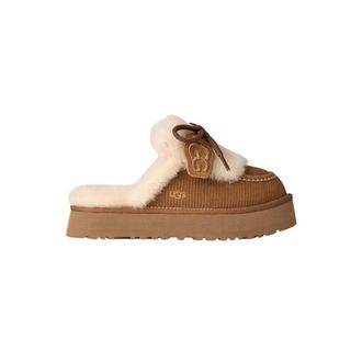 UGG Disquette Heritage Slipper - Dames - Schoenen - Bruin - Maat: 40 EU Su&egrave;de