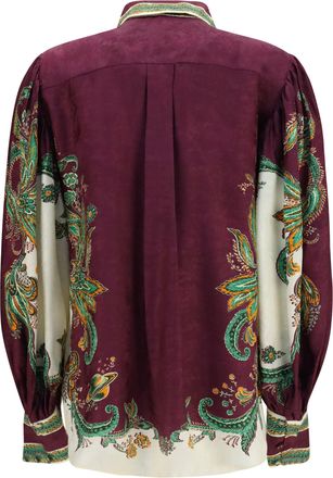 Alemais Womens Ruthie Shirt Viscose; Silk