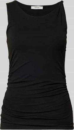 Topshop Tr&auml;gertop mit Knotendetail Modell KIA in Black, Gr&ouml;&szlig;e XS