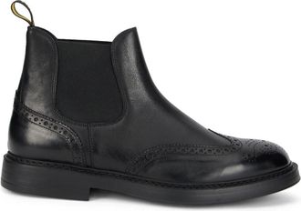 Doucal's Chelsea Boot - Heren - Chelseaboots - Zwart - 43 EU - Leer - Schoenen