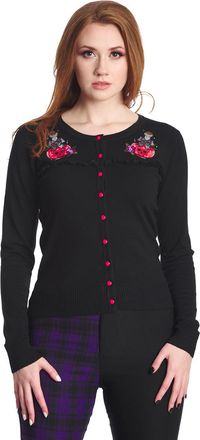 Banned Apparel Banned Poison Rip Cardigan XL Black