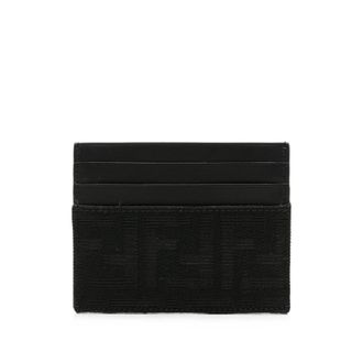 Fendi FF Logo-pattern Cardholder