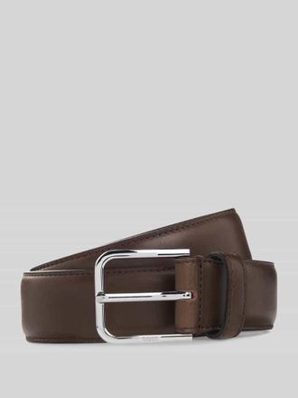 HUGO BOSS G&uuml;rtel aus echtem Rindsleder mit Dornschlie&szlig;e in Dunkelbraun, Gr&ouml;&szlig;e 100