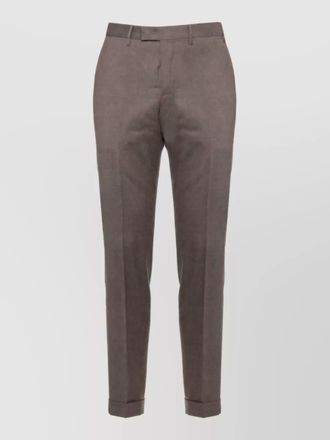 Pantaloni Torino virgin wool straight-leg suit trousers