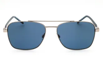 HUGO BOSS HG1269S Rectangular Metal Sunglasses - Silver