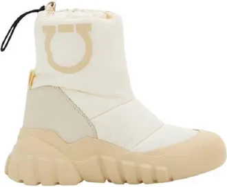 Ferragamo Deode Gancini Padded Ski Boots, Size 10