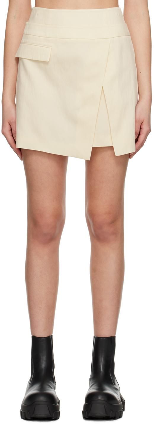 Jil Sander White Wool Mini Skirt from $563.00 - on Stylight