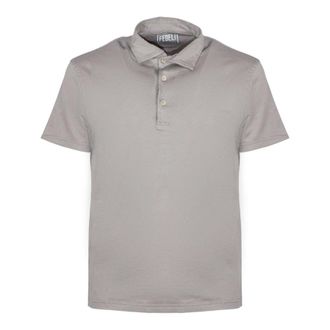 Fedeli Polo Shirts, male, Beige, Size: 3XL Fedeli T-shirts and Polos