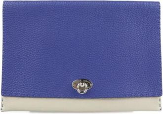 Fendi Pre-owned Fabric fendi-bags - Dames - Vintage Clutch - Blauw - ONE Size - Vintage